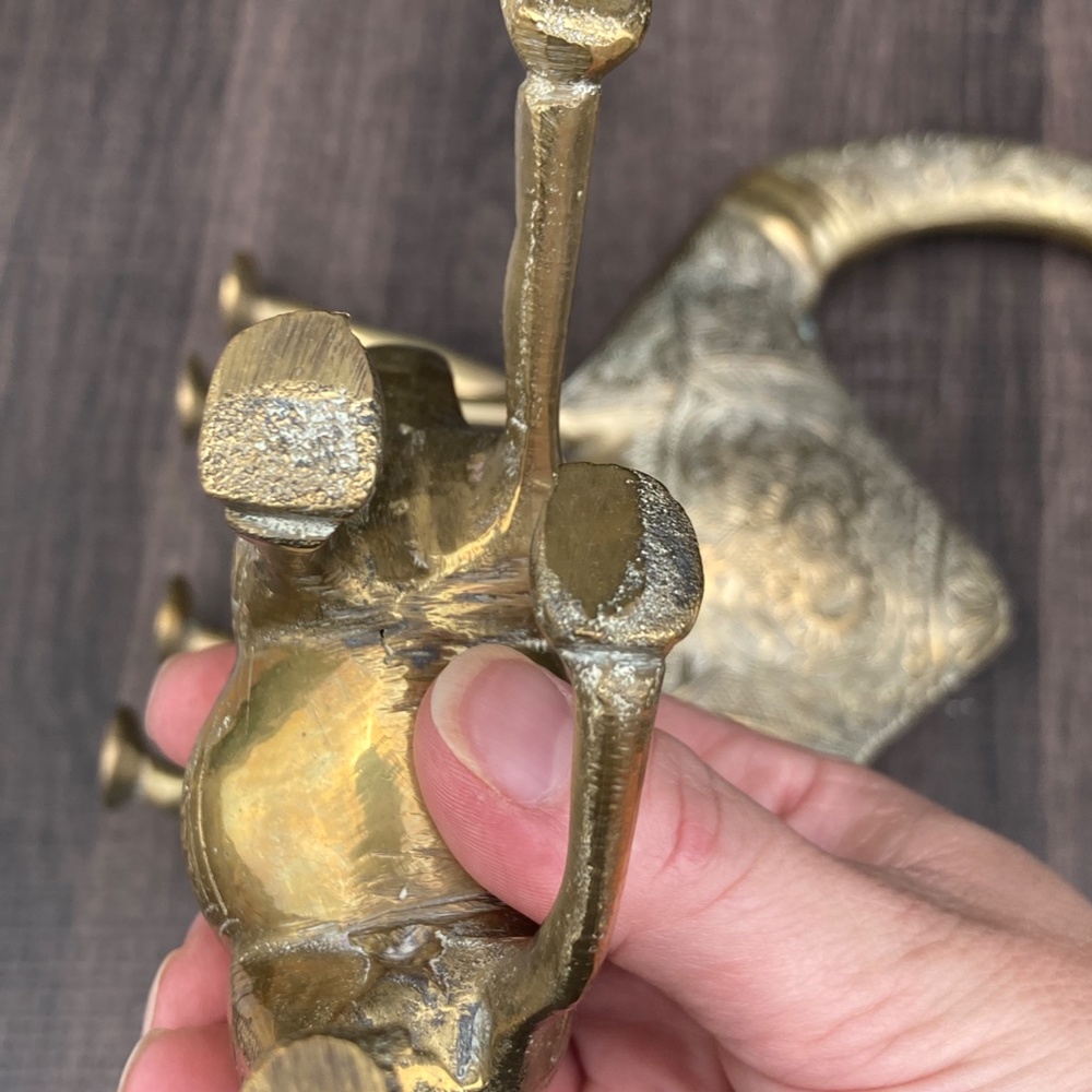 Brass Etched Camel Set Vintage - Picture 5 of 7